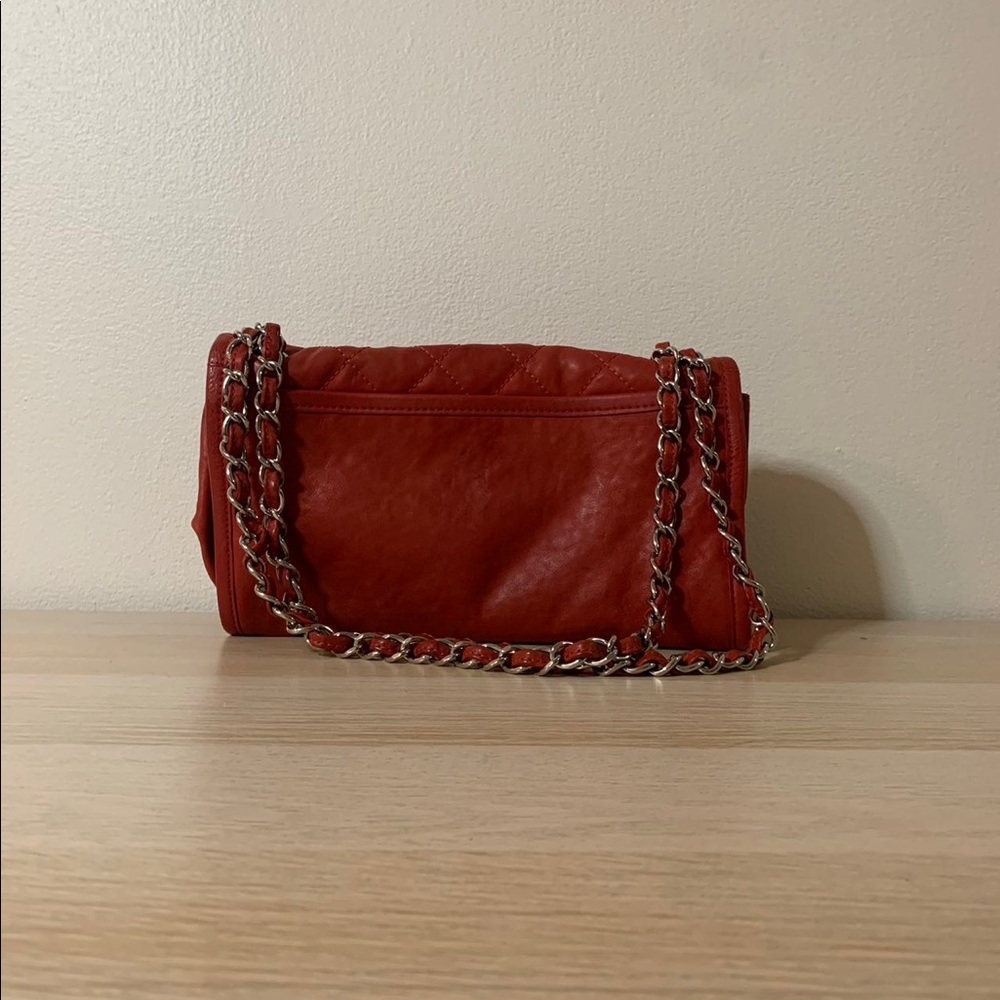 SOLD - ❤️Chanel Red Calfskin Natural Beauty Bag - Picture 8 of 13